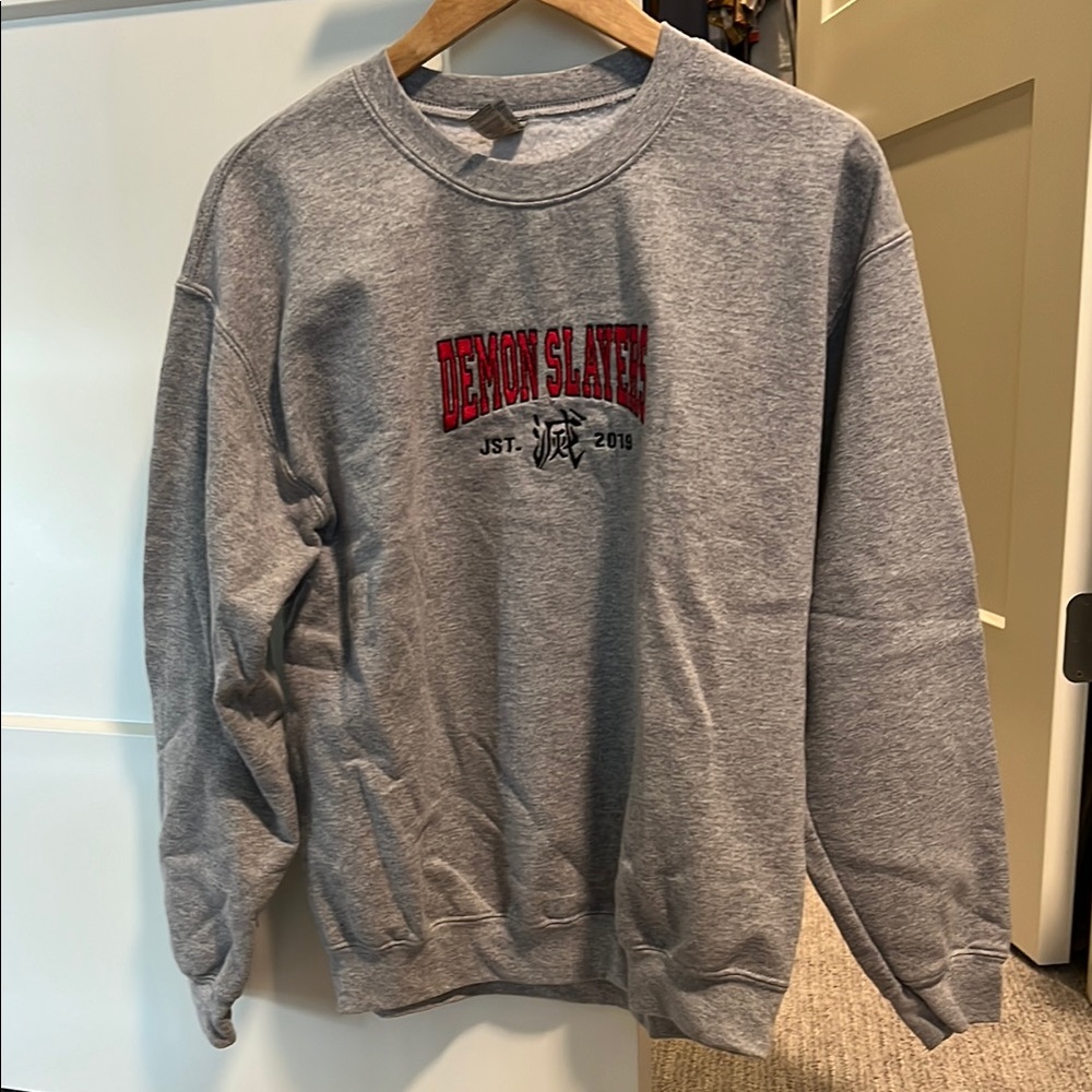 Gray Demon Slayer Men's Sweater